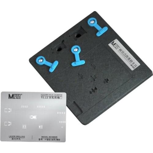 For X XS XSMAX 11 11pro MAX Face ID Repair Holder Phone Dot Matrix Repair Fixture Front Camera BGA Reballing Stencil