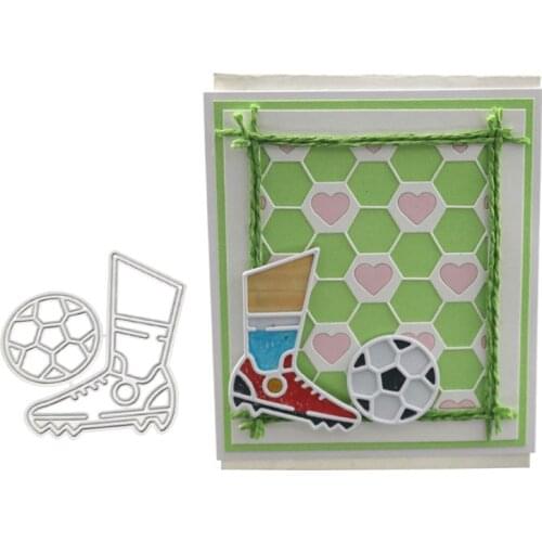 Football Metal Cutting Dies Stencil Scrapbooking DIY Album Stamp Paper Embossing