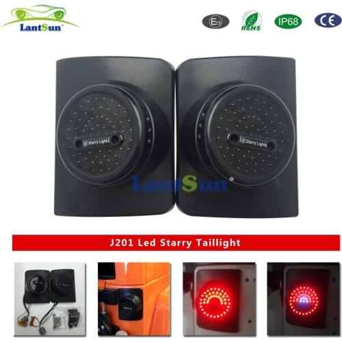 J201 JK LED starry taillight For JEEP Wrangler JK 07-17 LANTSUN