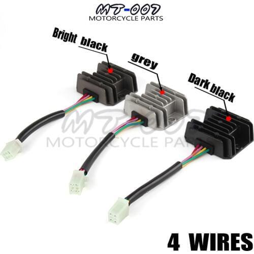 12V Voltage Regulator Rectifier 4 Wires ATV GY6 50 150cc for Motorcycle Boat Scooter taotao free shipping