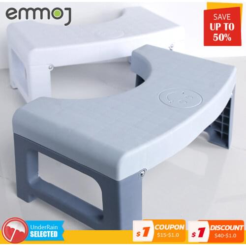 Collapsible Toilet Squatty Step Stool Child Chair Foot Seat Rest Bathroom Potty Squat Aid Helper Anti-slip Heightened Tool