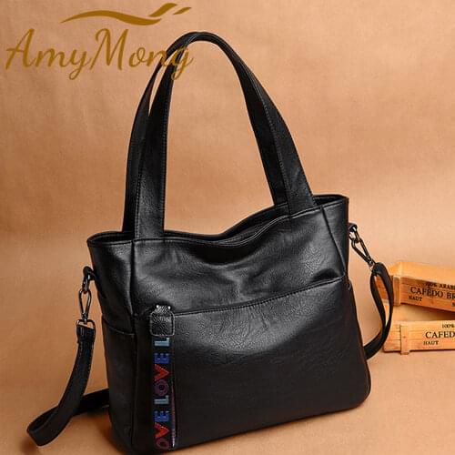 Genuine Brand Women Tote Bag High Quality Leather Bags for Women 2021 Ladies Large Top-handle Shoulder Crossbody Sling Bag Sac