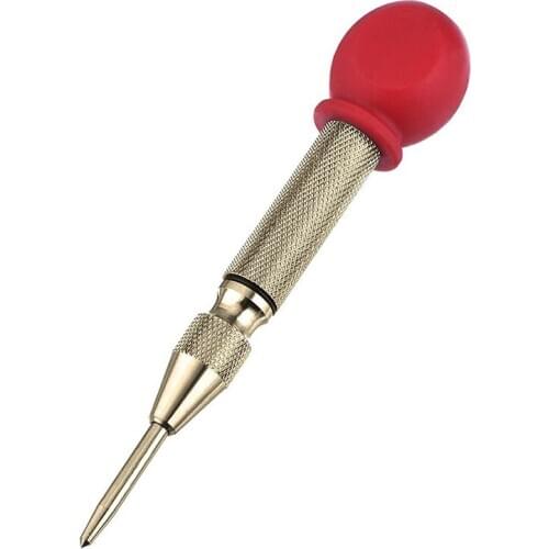 High Speed Center Punch For Wood, Metal, Plastic, Car Window Puncher Breaker Tool With Cushion Cap And Adjustable Impact