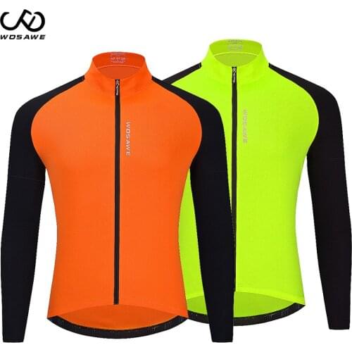 WOSAWE Men Cycling Jerseys Mesh Breathable Quick Dry For Riding MTB Bike Bicycle Riding