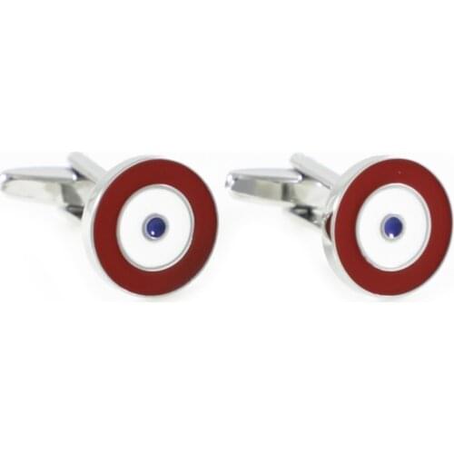 Bullseye Cuff Links Three Color Rings Bullseye Target Cufflinks Fathers Day Birthday Wedding Gifts Cuff Links