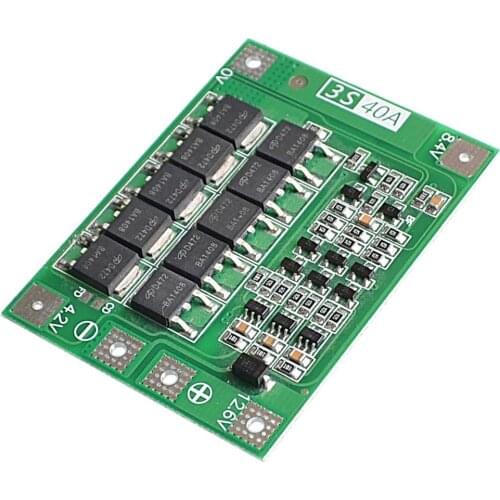 3S 40A Li-ion Lithium Battery Charger Protection Board PCB BMS For Drill Motor 11.1V 12.6V Lipo Cell Module