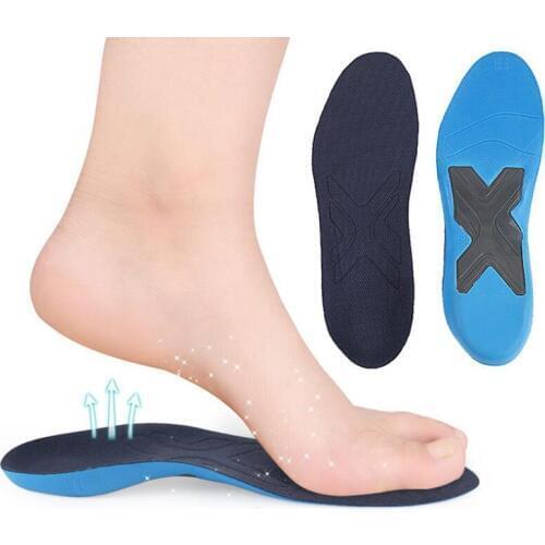 1Pair Flatfoot Orthotics Cubitus Varus Orthopedic Feet Cushion Pads Care Insoles