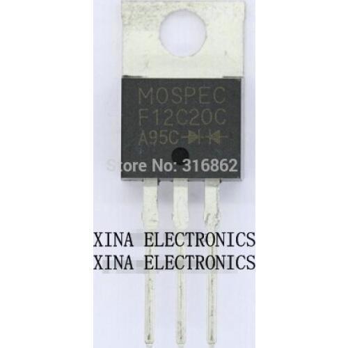 F12C20C F12C20 12C20C 200V/12A TO-220 ROHS ORIGINAL 10PCS/lot Free Shipping Electronics composition kit