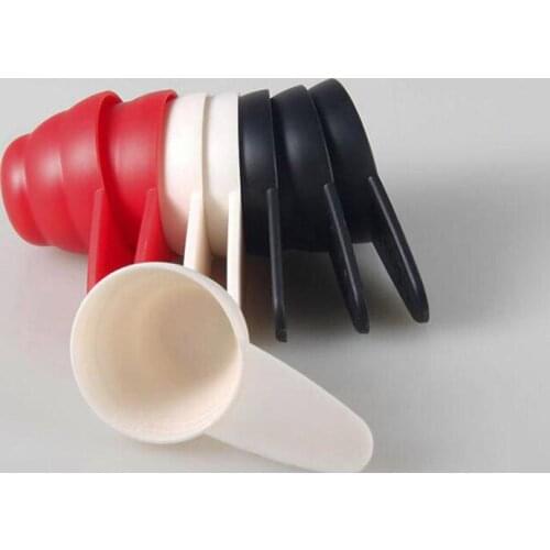 100pcs Food Grade Plastic Measuring Spoon With Scale Coffee Scoop Baking Utensils Milk Powder Spoons for Home Kitchen