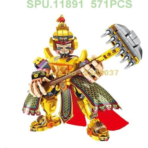 623002 571pcs Chinese Journey To The West Marshal Tian Peng Mech Building Blocks Toy