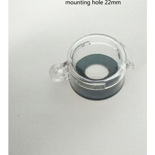 30mm emergency pushbutton switch protection guard cover box transparent dust cover 50x32mm