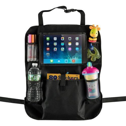 Car Organizer Backseat Hanging Bag Auto Tablet Holder Storage Bag Phone Pouch Car Styling Backseat Organizer Bag Stowing Tidying