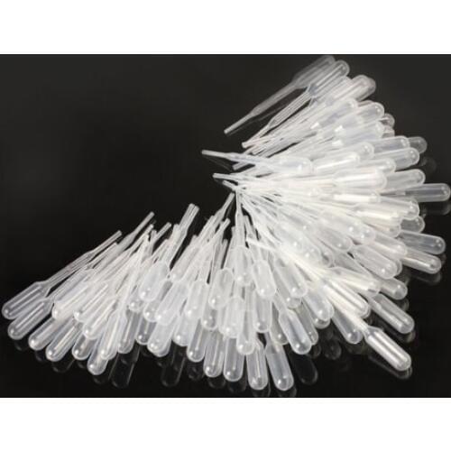 100PCS Graduated Pipettes Dropper Polyethylene (0.2ml)