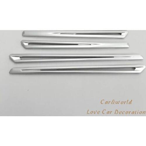 For Volkswagen VW Tiguan L 2017 Second Generation ABS Chrome Door Stereo Speaker Sound Acoustic Cover Trim Decoration Accessory