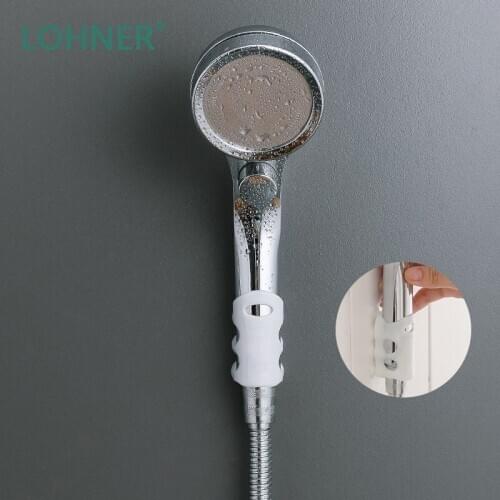 Lohner 2020 New Shower Head Sucker Holder Hole-Free Bathroom Nozzle Suction Cup Seamless Free Stickers Douche Accessoire