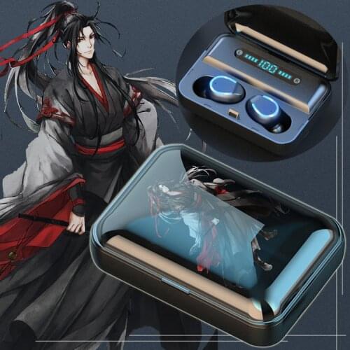 Mo Dao Zu Shi Wireless Bluetooth Headphone Grandmaster of Demonic Cultivation WeiWuxian LanWangji Bluetooth Hi-Fi Stereo Headset