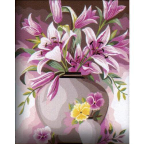 Abstract Lily picture on the wall acrylic painting by numbers drawing by numbers coloring by numbers oil painting DY091