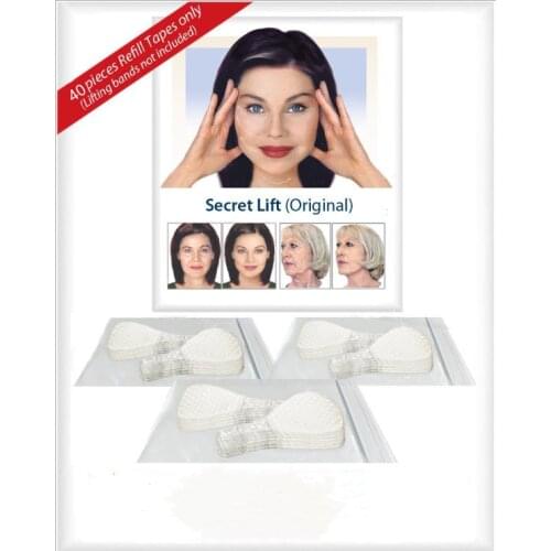 40Pcs/Set Invisible Thin Face Stickers V-Shape Face Facial Line Wrinkle Sagging SkinFace Lift Up Fast Chin Adhesive Tape