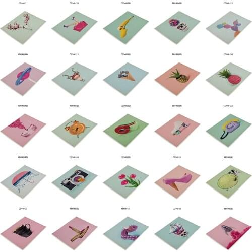 Nordic Creative Design Fruit Print Pattern Table Placemats Lingerie De Plat Tischset Placemat for Decorating Placemat Tea Towel