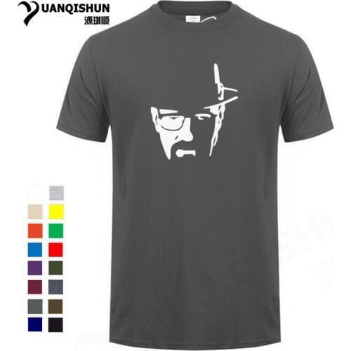 2019 Summer New Breaking Bad T Shirts Men Short Sleeve Cotton Heisenberg Walter White T-Shirt O Neck Men Casual Tops Tee XS-3XL