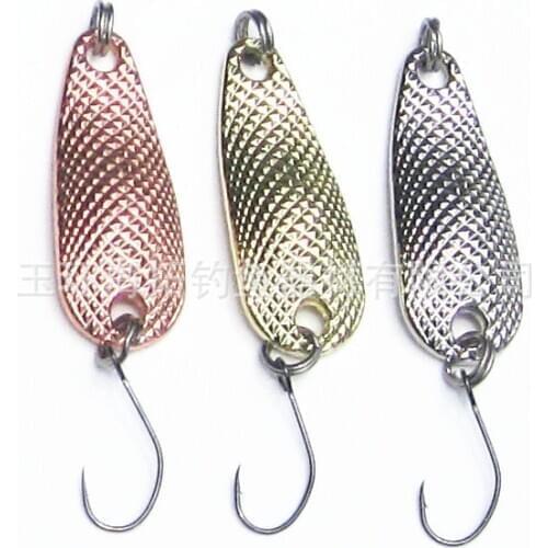 WHole Sale horse mouth hook bait fishing lures sequins Lure Bait metal metal casting lures 2.5 grams