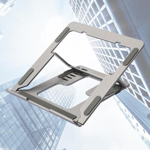 Portable Foldable Adjustable Aluminum Alloy Laptop Cooling Support Stand Bracket Holder with Cloth Bag for Apple MacBook