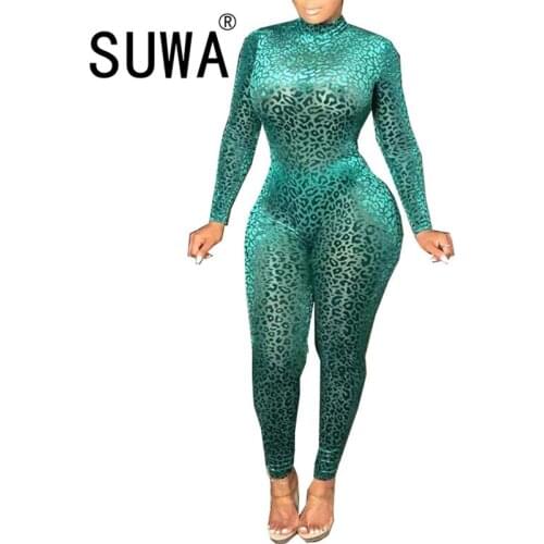 Simple Pure Color O Neck Long Sleeve Skinny Jumpsuits Sexy Tight Club Party Lady Fashion Bodysuits