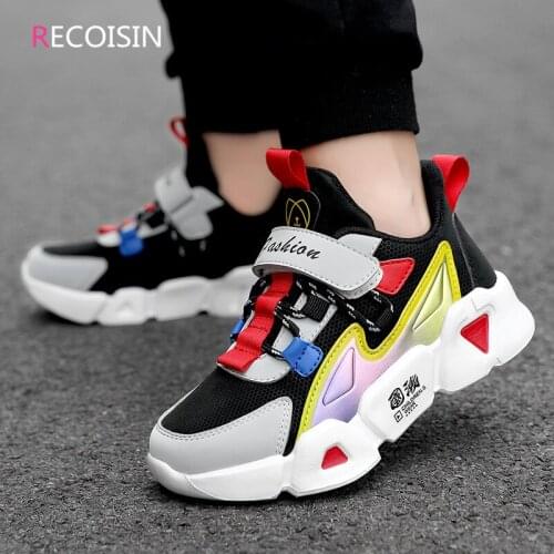 RECOISIN 2020 Autumn Children Sneakers High Quality Sports Shoes For Boys Fashion Casual Running Sports Baby Girls Kids Shoes
