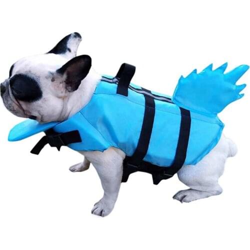 Dog Life Jacket Safety Clothing Summer Pet Swimming Jacket Dog Safe Life Vest Clothes Dragon Tail Design Pet Swimming Suit
