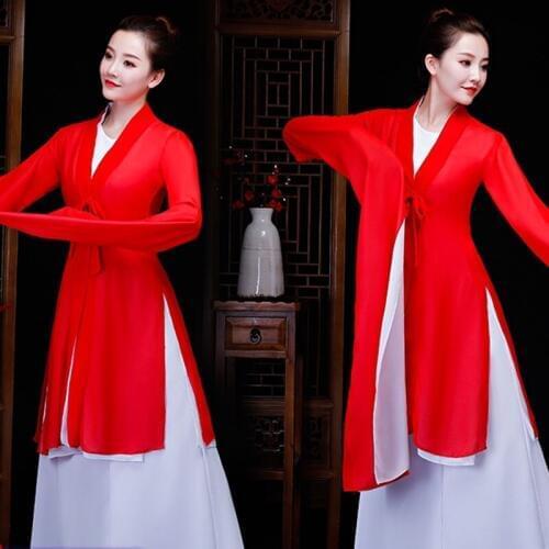Traditional folk and ethnic dance clothes national dance of China fan yongo ancient Chinese folk dance clothing FF1824