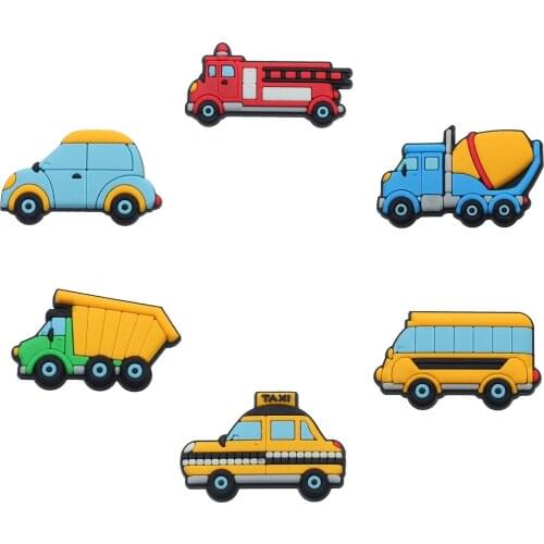 Car Shoe Decoration Buckle Charms single piece Accessories DIY Combination Jibz for croc Bracelets Kids Gifts kid friends gift