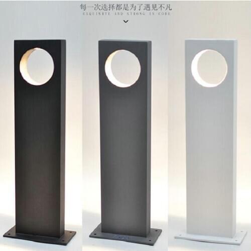 Outdoor Waterproof 10W LED Garden Lawn Lamp Minimalist Modern Landscape Park Lawn Light Garden Lighting Aluminum Lamp AC85-265V