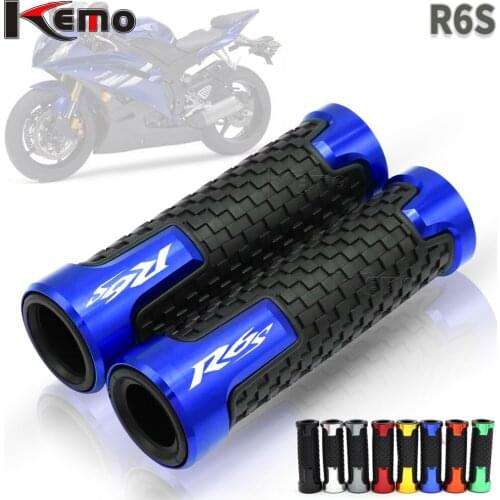 For YAMAHA R6S YZF R6S 7/8" 22mm Universal Motorcycle Accessories CNC Aluminum Handlebar Hand Grips Handle Bar End Grip