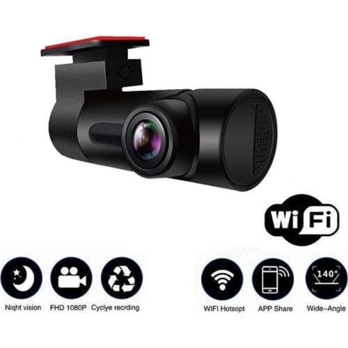 1080P 140° Wide Angle DVR Car Mini Dash Cam Built-in G-Sensor Night Vision Video Camera Park Monitor Driving Recorder