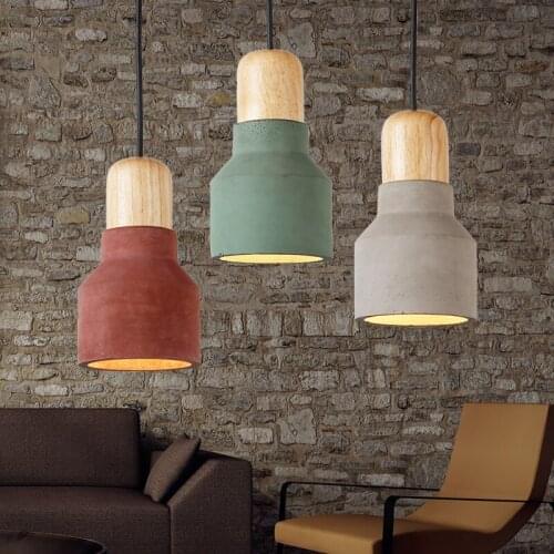 Vintage Pendant Lights Led Wooden Hanging Lamp E27 Nordic Dining Room Industrial Home Decor Kitchen Fixture Suspension Luminaire