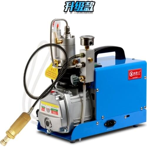 High pressure mini air compressor water oil separated air pump 30MPA air inflating machine diving bottle pump water cooling sys