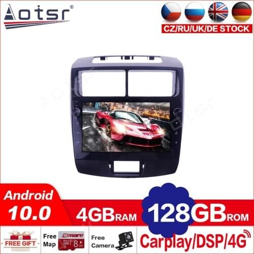 4+128G For Toyota Avanza Daihatsu Xenia 2010 - 2018 Android10.0 Tesla Screen Car Multimedia Player GPS Navigation Auto Stereo