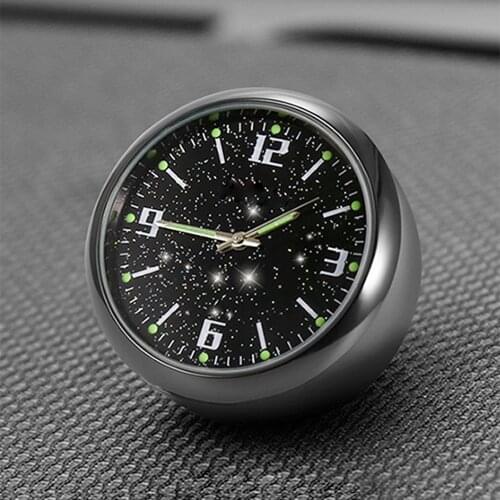 Car Clock Ornaments Auto Watch Air Vents Outlet Clip Decoration Auto Dashboard Time Display Clock Car Accessories