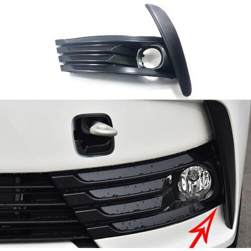 Fog Light Cover For Toyota Corolla 2017 2018 Fog Lamp Shell Vent Car Front Bumper Grille Driving Lamp Cover
