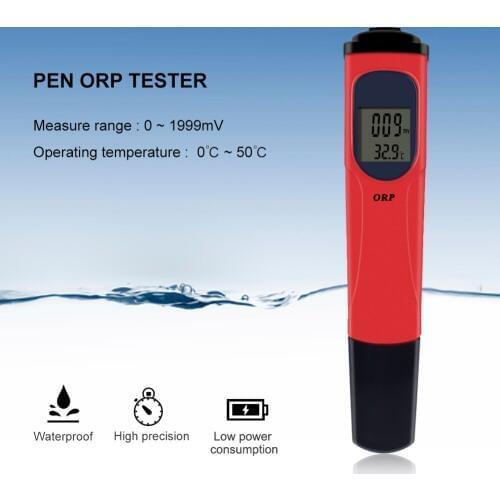 Yieryi ORP-169C Pen Digital ORP Analyzer Meter , 2 In 1 Temperature Tester Range: 0~+/-1999mV, Accuracy: +/-5mV