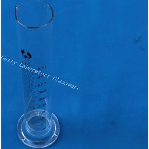 500 mL Measuring Cylinder, borosilicate glass 3.3 material lab glass