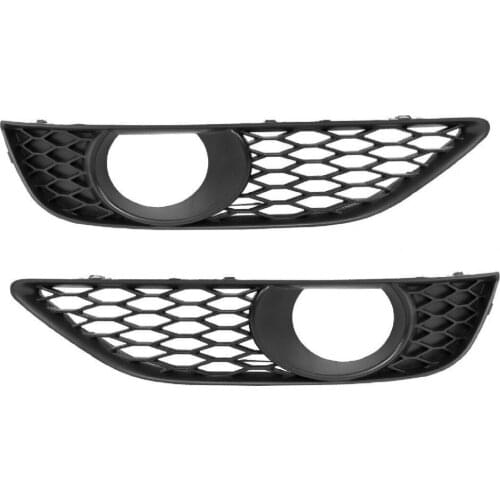 Fog Lamp Cover Professional Replacement Black Left/Right ABS Fog Light Frame 4L0807675C 4L0807676C for Audi Sport 10-15