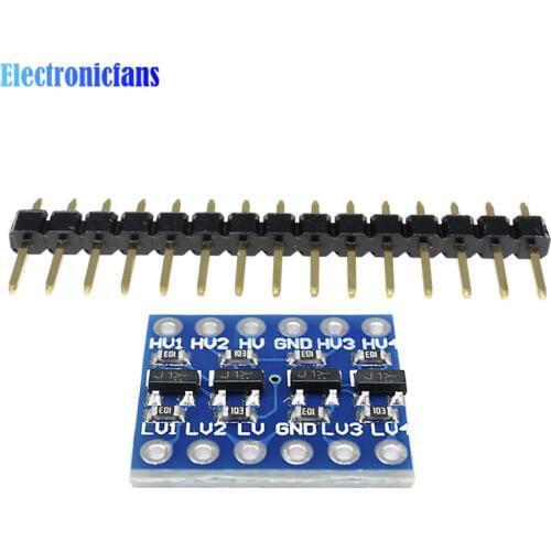 Diymore 1PCS IIC I2C Logic Level Converter Bi-Directional Board Module 5V 3.3V DC Module For Arduino With Pins High Low Voltage