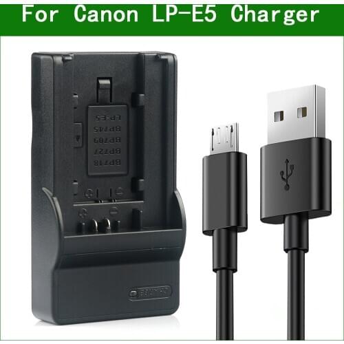 LP-E5 LP E5 LC-E5 LC-E5C LC-E5E Digital Camera Battery Charger For Canon EOS 450D 500D 1000D 2000D Kiss F X2 X3 Rebel XSi XS T1i
