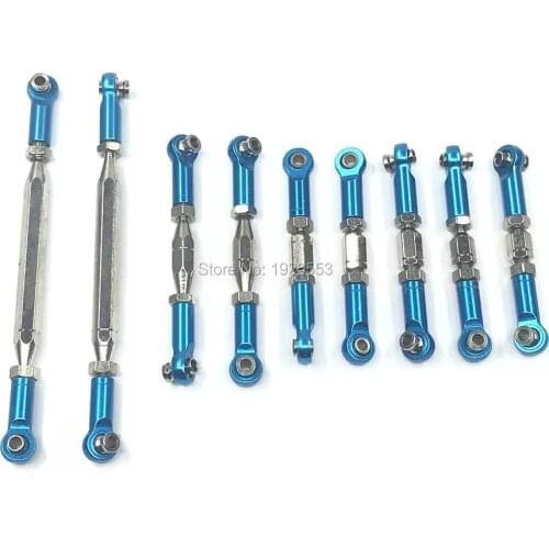 Metal Drive Shaft Universal Transmission Linkage Pull Tie Rod Spare Parts For FY-01/02/03/04/05 Wltoys 12428 12423 RC Car