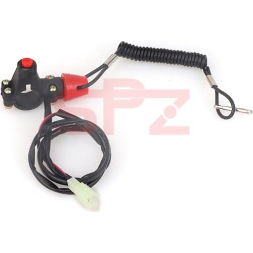 Marine tether lanyard emergency stop engine switch suitable for motorcycle marine de parada l engine