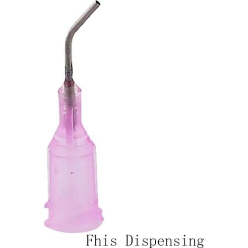 Stainless Steel Distribution Blunt Tip 20G 45 Degrees Elbow Dispensing Needles Pack of 20