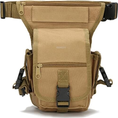 Outdoor Hunting Camping Leg Bag Military Molle Leg Utility Pouch Army Tactical Drop Leg Pouch Multifunctionl Hiking Leg Bag