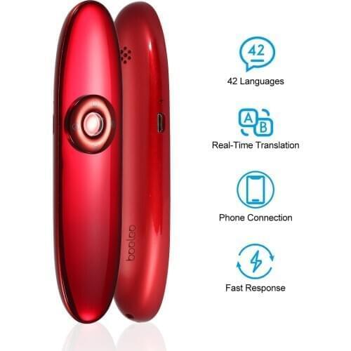 Portable Voice Translator Device 42 Languages Real Time Instant Two-Way Translation Use with APP Support Repeat Translation