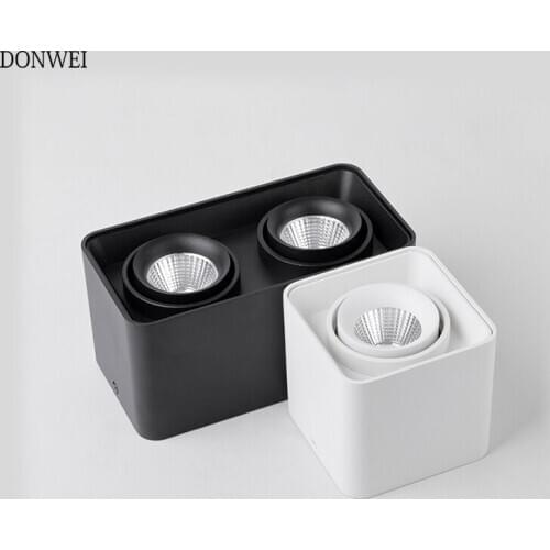 7W 14W COB LED Surface Mounted Ceiling light Dual Head Rotating wall light for Living Room Corridor Hallway Foyer AC85-265V